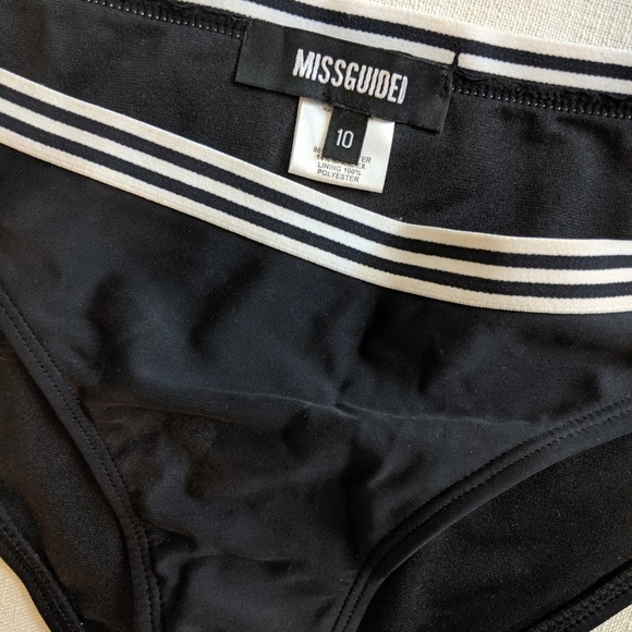 ASOS Missguided Halter Bikini Top & Bottom - Picture 5 of 6